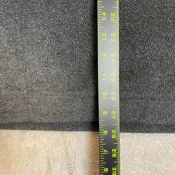 St. Johns Bay Mens 1/4 Zip Pullover Sweater By Sevenly Size 2XL Gray Fleece With - Picture 3 of 9